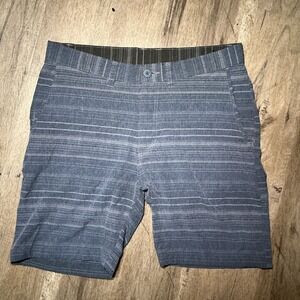 Vintage O'neill Men's Casual Blue Standard Fit Casual Flat Front Shorts Size 29"